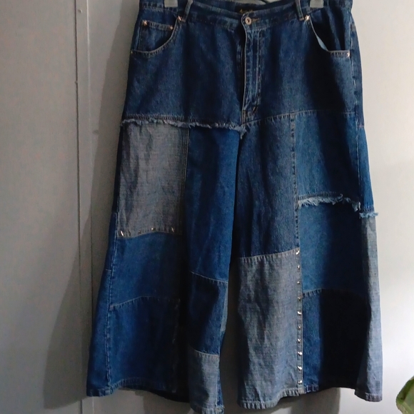 Ashley Stewart Denim - "ASHLEY STEWART " PATCHWORK JEANS